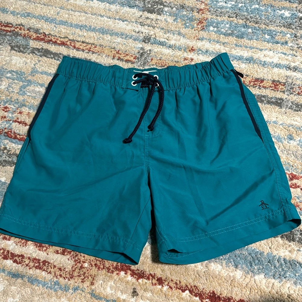 Penguin swim trunks Medium Green